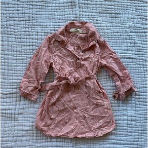 H&M girls long sleeve dress